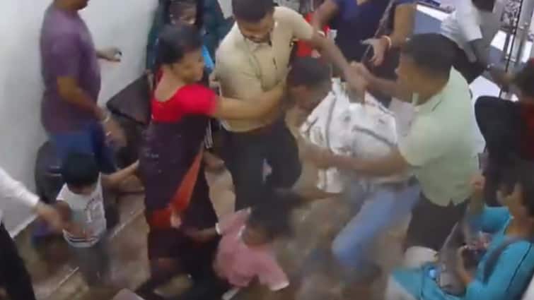 On Cam: Receptionist Dragged By Hair, Kicked By Patient After She Told Him Not To Jump Queue To