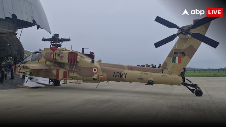 Apache Helicopters: भारतीय सेना को मिला अपाचे हेलीकॉप्टर! 1 मिनट में 128 टारगेट लॉक, 16 धुआं-धुआं, खौफ में दुश्मन first batch of Apache attack Helicopters for Indian Army reached India choppers will be deployed in Jodhpur by Indian Army Apache Helicopters: भारतीय सेना को मिला अपाचे हेलीकॉप्टर! 1 मिनट में 128 टारगेट लॉक, 16 धुआं-धुआं, खौफ में दुश्मन