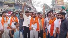 मुजफ्फरनगर को लक्ष्मीनगर किए जाने की मांग, हिंदू युवा वाहिनी के कार्यकर्ताओं ने उठाई डाक कांवड़