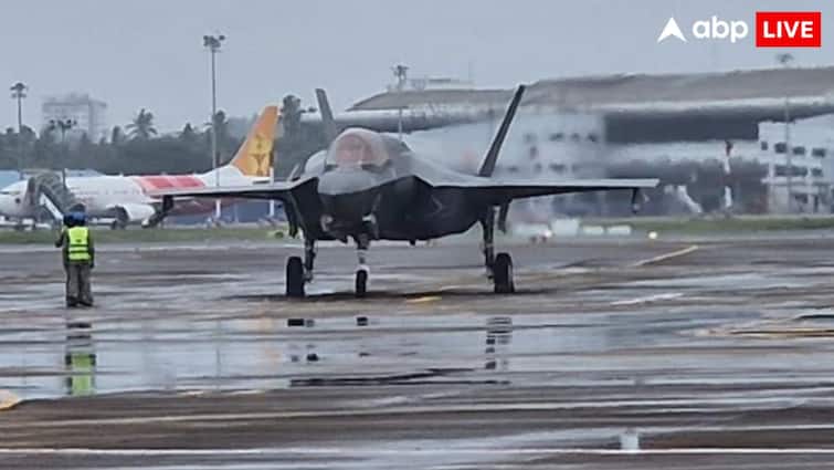 5 हफ्ते से त्रिवेंद्रम एयरपोर्ट पर खड़ा ब्रिटिश फाइटर जेट F-35 फाइनली लंदन रवाना, सामने आया VID