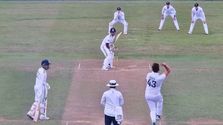 vaibhav suryavanshi out for golden duck while chasing 355 runs target vs england under19 ind u19 vs eng u19 youth test IND vs ENG: 14 साल के वैभव सूर्यवंशी फेल, जीरो पर आउट; भारत के सामने है 355 रनों का लक्ष्य