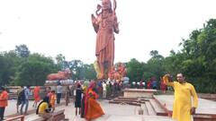 सावन की शिवरात्रि आज, श्रद्धालुओं ने 100 फीट ऊंची भगवान शिव की प्रतिमा के किए दर्शन और जलाभिषेक