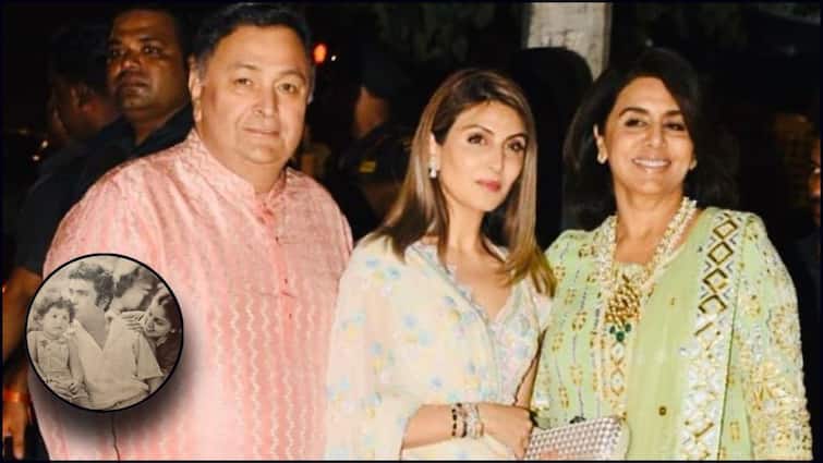 नीतू कपूर ने शेयर की अनदेखी थ्रोबैक फोटो, ऋषि कपूर और रिद्धिमा की फोटो देख फैंस हुए इमोशनल