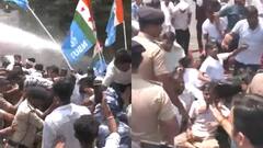 पटना में NSUI का प्रदर्शन, विधानसभा घेरने निकले छात्रों पर पुलिस ने चलाया वाटर कैनन, ये हैं मांगें