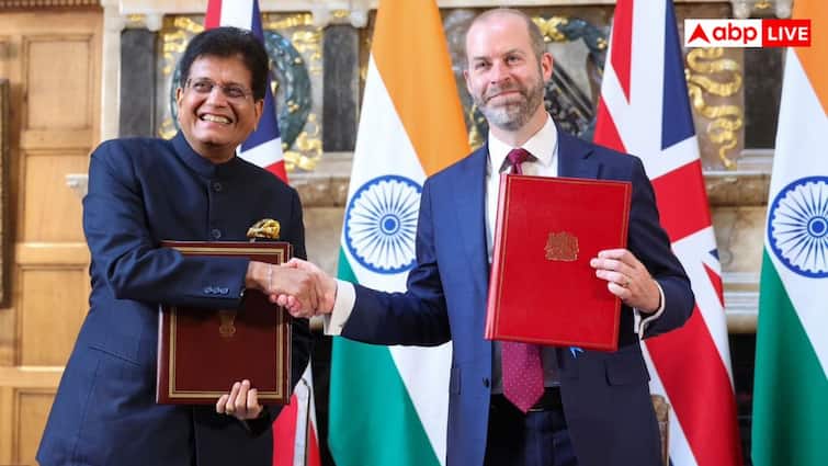 इंडिया-UK के बीच FTA पर मुहर, भारत के लिए खुला बाजार,छठी इकोनॉमी के साथ डील के क्या-क्या फायदे? इंडिया-UK के बीच FTA पर मुहर, भारत के लिए खुला बाजार,छठी इकोनॉमी के साथ डील के क्या-क्या फायदे?
