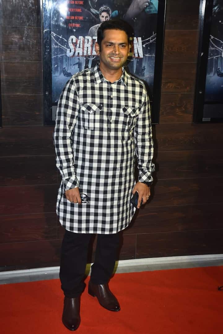 Actor Shaib Hashmi, who has shown his acting in many series including 'The Family Man', also became part of the screening of 'Sarjmin'.