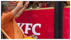 ISKCON Devotees Chant 'Hare Krishna' Bhajans Outside KFC Outlet, Watch Staff's Response