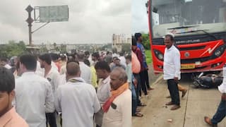 बीडमध्ये ST बसच्या धडकेत पती-पत्नी ठार, तर नवी मुंबईत क्रेनच्या धक्क्याने ट्रॅफिक पोलिसाचा मृत्यू