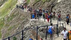 अमरनाथ यात्रा में 21 दिनों में 3.42 लाख श्रद्धालुओं ने किए दर्शन, सुरक्षा के कड़े इंतजाम