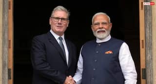 भारत और ब्रिटेन ने फ्री ट्रे़ड डील पर किए साइन, चेकर्स में कीर स्टार्मर से मिले पीएम मोदी