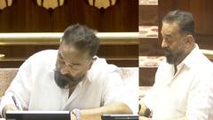 Kamal Haasan Takes Oath As Rajya Sabha MP In Tamil; MNM Cadre Celebrate With Sweets In Chennai