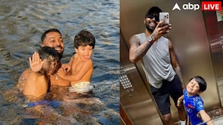 लेफ्टी हैं हार्दिक पांड्या के बेटे अगस्त्य, बाप-बेटे का वीडियो खूब हो रहा वायरल; एक-दूसरे को दिए बैटिंग टिप्स