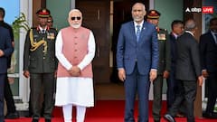 ‘इंडिया आउट’ नारा देने वाले मुइज्जू ने PM मोदी के स्वागत में तोड़ा प्रोटोकॉल, तस्वीरों में देखें बदले तेवर