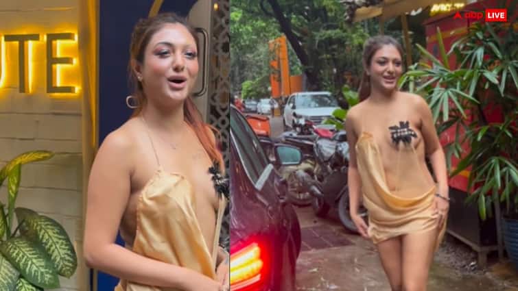खुशी मुखर्जी ने फिर पार की बेशर्मी की सारी हदें, लोग बोले- 'मेरा टावल इससे ज्यादा कवरेज देता है'