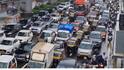 Mumbai Traffic: मुसळधार पाऊस अन् वाहतूक कोंडी; मुंबईच्या पश्चिम द्रुतगती महामार्गावर वाहनांच्या लांब रांगा, एक तासाच्या प्रवासासाठी लागतायत अडीच ते तीन तास