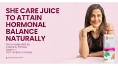 Celebrity Fitness Trainer Yasmin Karachiwala Recommends Krishna’s SHE CARE Juice For Women’s Hormonal Health