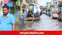 রাতভর বৃষ্টিতে কলকাতার রাস্তায় হাঁটু জল, জলমগ্ন ধর্মতলা, কৈখালি-সহ একাধিক এলাকা, ভোগান্তি চরমে