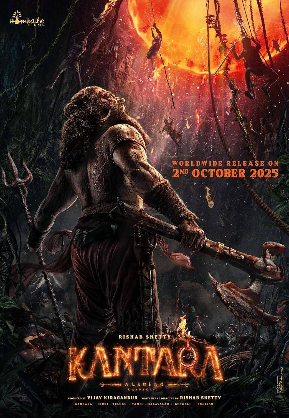 Kantara- Chapter 1- This film, which showed the relationship of faith, tradition and human nature in a very interesting way, is releasing in theaters on 2 October 2025. The film will see strong visuals and story.