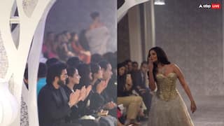रैंप वॉक करते हुए तारा सुतारिया ने वीर पहाड़िया को किया फ्लाइंग किस, सबके सामने लुटाया प्यार