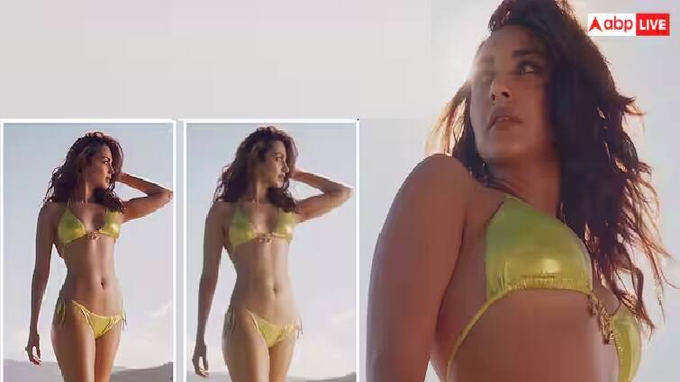 War 2: ટ્રેલરમાં કિયારા અડવાણીને બિકીનીમાં જોઈ લોકોનો છૂટ્યો પરસેવો, બોલ્યા -'હૉટનેસ ઓવરલૉડેડ' bollywood movie war 2 trailer released actor kiara advani breaks the internet with bikini avatar users biggest comment on social media War 2: ટ્રેલરમાં કિયારા અડવાણીને બિકીનીમાં જોઈ લોકોનો છૂટ્યો પરસેવો, બોલ્યા -'હૉટનેસ ઓવરલૉડેડ'