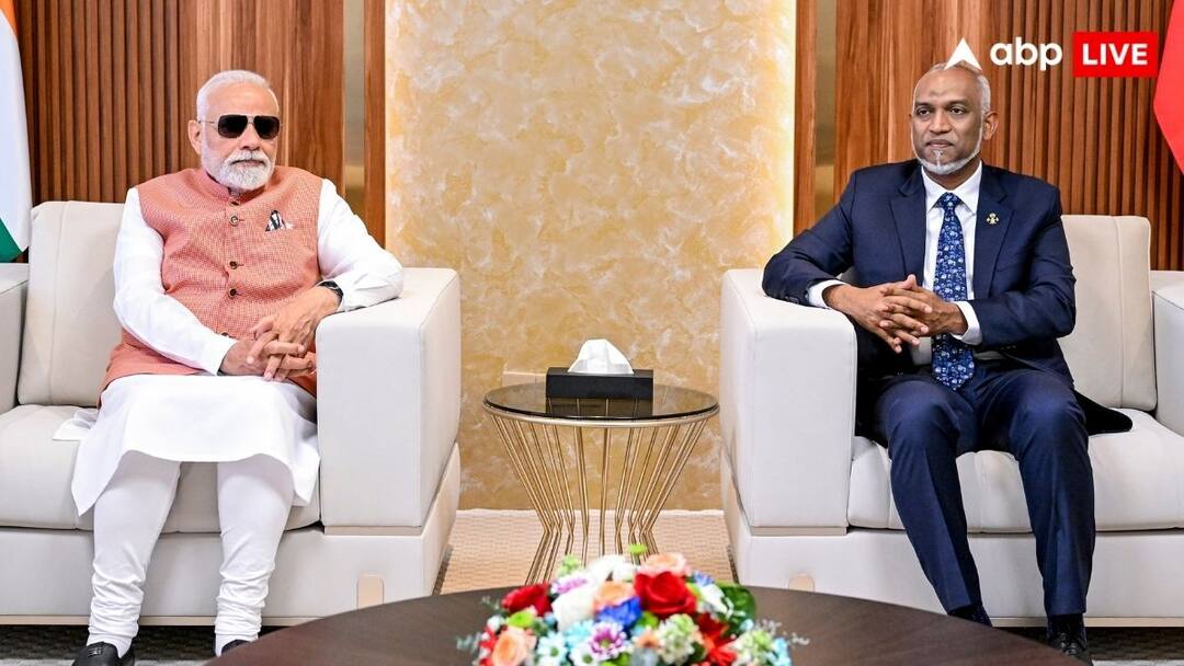 'दोनों देश के रिश्ते कूटनीति से परे, भरोसे की मिसाल', भारत संग रिश्तों पर बोले मालदीव के राष्ट्रपति मुइज्जू PM Modi visit Maldives President Mohammed Muizzu says relation with india beyond diplomacy 'दोनों देश के रिश्ते कूटनीति से परे, भरोसे की मिसाल', भारत संग रिश्तों पर बोले मालदीव के राष्ट्रपति मुइज्जू