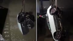 Car Falls Into Ditch In Navi Mumbai Following Online Map, Driver Rescued