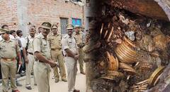 देणगी गोळा करून नाल्यासाठी खड्डा खोदला अन् नशीबच चमकलं! सापडले मौल्यवान सोन्याचे नाणे; गावात एकच खळबळ