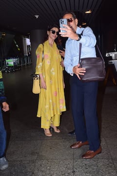 Samantha Ruth Prabhu Turns Heads At Mumbai Airport In Chic Yellow Suit, See Pics