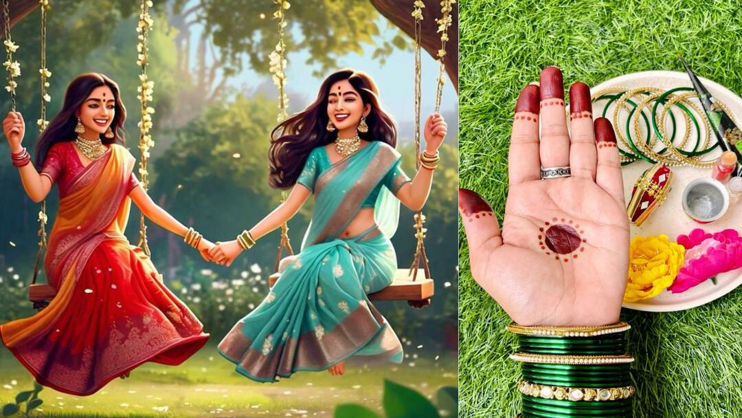 Hariyali Teej 2025 Mahalakshami rajyog positive effect on lucky zodiac sign get love partner financial hike Hariyali Teej 2025: శ్రావణ శుక్రవారం, మంగళవారమే కాదు హరియాలి తీజ్ కూడా విశేషమైనదే, ఈ 4 రాశుల స్త్రీలకు అదృష్టం కలసొస్తుంది.