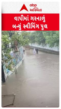 Vapi Heavy Rain: વાપીમાં ગરનાળું બન્યું સ્વીમિંગ પુલ | Abp Asmita |26-7-2025