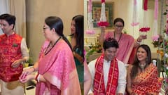 Smriti Irani Celebrates Teej With Kumar Vishwas And Family: WATCH