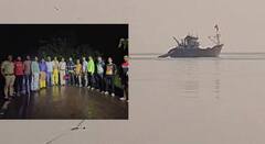 उरणमध्ये खोल समुद्रात रात्रीच्या अंधारात बोट बुडाली, पाच जणांनी 9 तास पोहत किनारा गाठला, तीन जण बेपत्ता