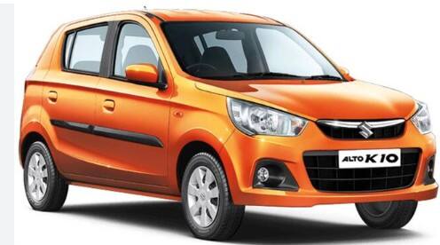 ਮਾਰੂਤੀ ਸੁਜ਼ੂਕੀ ਆਲਟੋ ਕੇ10 ਮਾਰੂਤੀ ਦੀ ਆਲਟੋ ਕੇ10 ਦੇਸ਼ ਵਿੱਚ ਸਭ ਤੋਂ ਮਸ਼ਹੂਰ ਅਤੇ ਸਭ ਤੋਂ ਵੱਧ ਵਿਕਣ ਵਾਲੀਆਂ ਕਾਰਾਂ ਵਿੱਚੋਂ ਇੱਕ ਰਹੀ ਹੈ। ਇਸਦੀ ਸ਼ੁਰੂਆਤੀ ਐਕਸ-ਸ਼ੋਰੂਮ ਕੀਮਤ 4.23 ਲੱਖ ਰੁਪਏ ਹੈ, ਜੋ ਇਸਨੂੰ ਭਾਰਤ ਵਿੱਚ ਸਭ ਤੋਂ ਸਸਤੀਆਂ ਕਾਰਾਂ ਵਿੱਚੋਂ ਇੱਕ ਬਣਾਉਂਦੀ ਹੈ। ਇਸ ਕਾਰ ਵਿੱਚ 1.0-ਲੀਟਰ ਪੈਟਰੋਲ ਇੰਜਣ ਹੈ, ਜੋ ਨਾ ਸਿਰਫ਼ ਵਧੀਆ ਪਿਕਅੱਪ ਦਿੰਦਾ ਹੈ ਬਲਕਿ ਮਾਈਲੇਜ ਦੇ ਮਾਮਲੇ ਵਿੱਚ ਵੀ ਵਧੀਆ ਪ੍ਰਦਰਸ਼ਨ ਕਰਦਾ ਹੈ।