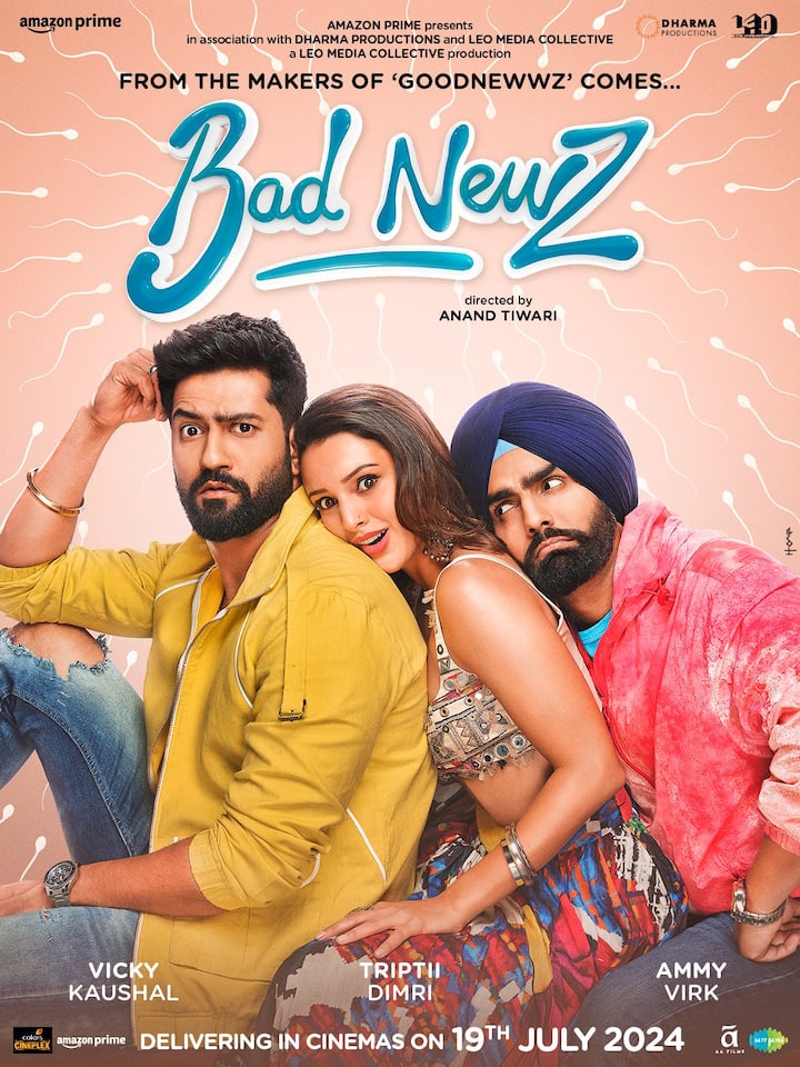 Vicky Kaushal, Trupti Dimri and Amy Virk's film Bad News can watch on OTT Prime Video.