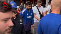 নিজের পায়ে ভর দিয়ে হাঁটতেই পারছেন না, ক্রাচে ভর করে এলেন মাঠে, আদৌ ব্যাট করতে পাবেন পন্থ?