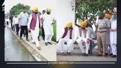 Punjab News: ਰੁੱਖਾਂ ਦੀ ਛਾਂ ਹੇਠ ਬੈਠ ਪਿੰਡ ਦੇ ਲੋਕਾਂ ਨੂੰ ਮਿਲੇ CM ਮਾਨ, ਖੇਤਾਂ 'ਚ ਨਹਿਰੀ ਪਾਣੀ ਤੋਂ ਲੈ ਕੇ ਬਿਜਲੀ ਸਪਲਾਈ ਤੱਕ ਦਾ ਲਿਆ ਜਾਇਜ਼