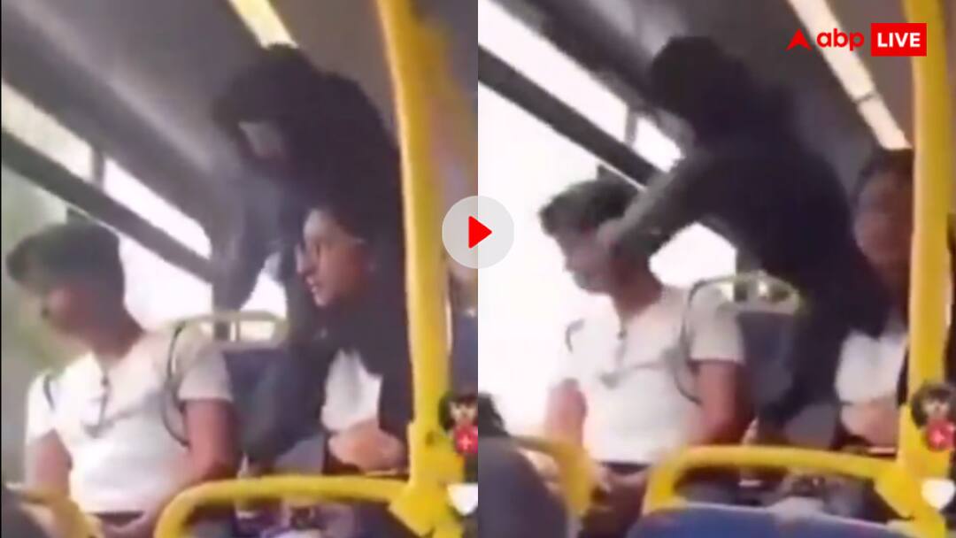 Man punched an Indian student on a Dublin bus users got angry after watching the video goes viral on social media डबलिन की बस में भारतीय छात्र पर शख्स ने बरसाए घूंसे, वीडियो देख भड़के यूजर्स