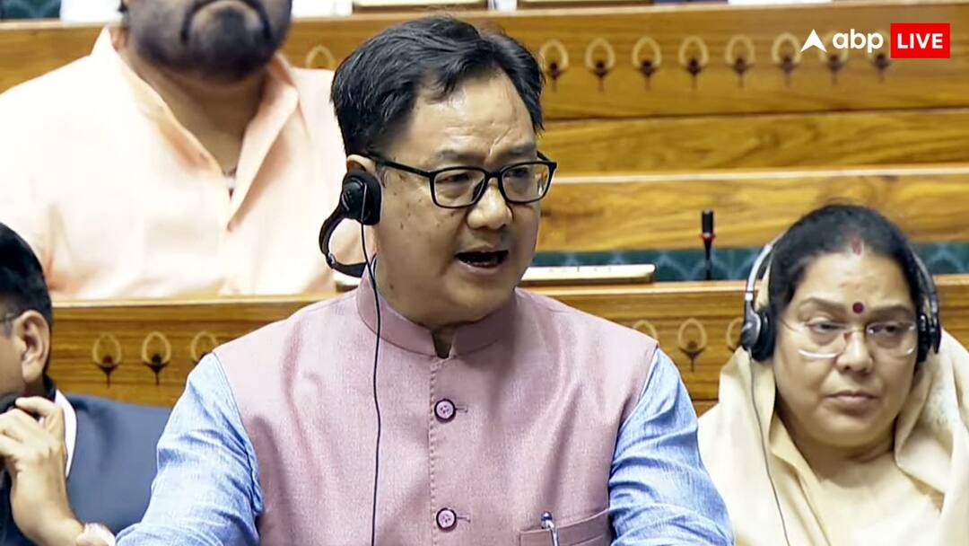 Will Congress Apologise Rijiju Slams Congress For Using Minta Devi Pic For Protest 'Will Congress Apologise?' Rijiju Slams Congress For Using Minta Devi's Pic For Protest