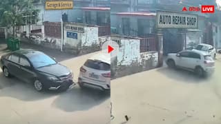 ऐसी लगी टक्कर कि खुद गैरेज में पहुंच गई कार, यूजर्स तो अब तक पकड़े बैठे हैं सिर