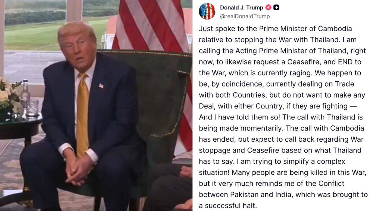 Donald Trump: ட்ரம்ப் சார், சும்மாவே இருக்க மாட்டீங்களா.?; தாய்லாந்து-கம்போடியா சமாதானம் - இந்தியாவுடன் ஒப்பீடு