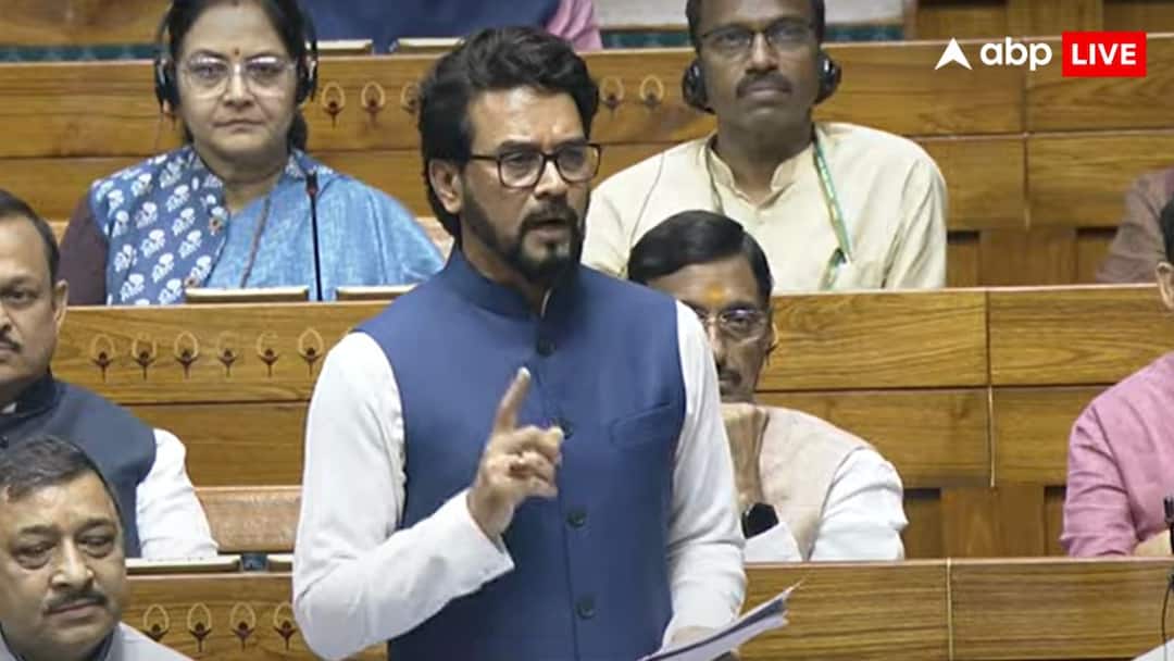 Anurag Thakur Alleges TMC MP Smoking E-Cigarette In Lok Sabha Anurag Thakur Alleges TMC MP Smoking E-Cigarette In Lok Sabha