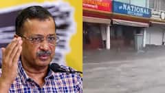 दिल्ली में जलभराव को लेकर AAP का BJP पर हमला, वीडियो शेयर कर केजरीवाल बोले- '10 मिनट की बारिश में...'