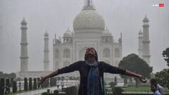 Agra News: आगरा का सुहाना मौसम, रिमझिम बारिश की हल्की फुहारें और ताजमल का दीदार- दिखा कुछ ऐसा हसीन नजारा