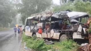 Jharkhand: ઝારખંડના દેવઘરમાં કાંવડિયાની બસ ટ્રક સાથે ટકરાઈ, 18નાં મોત