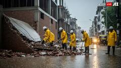 Wall Collapses Near Delhi L-G's Residence Amid Heavy Rain, Woman And Son Dead