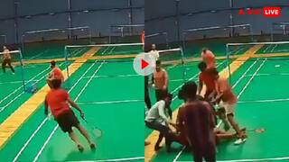 बैडमिंटन खेलते हुए पड़ा दिल का दौरा और हो गई मौत- दिल दहला देने वाला वीडियो वायरल