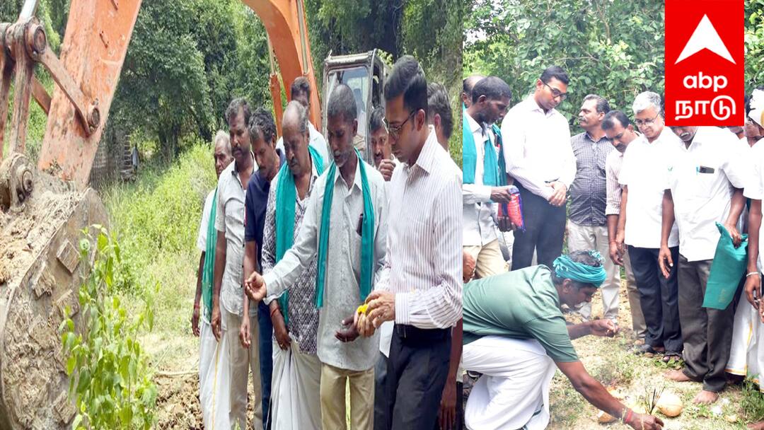 Nandan Canal dredging work begins Will the farmers dream come true Collector's action plan tnn நந்தன் கால்வாய் தூர்வாரும் பணி துவக்கம்! விவசாயிகளின் கனவு நனவாகுமா? ஆட்சியரின் அதிரடி திட்டம்!