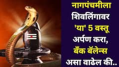 Nag Panchami 2025: आज थोडा वेळ काढा, नागपंचमीला शिवलिंगावर फक्त 'या' 5 वस्तू अर्पण करा, बॅंक बॅलेन्स असा वाढेल की,  करिअर,संपत्तीचे मार्ग खुले होतील