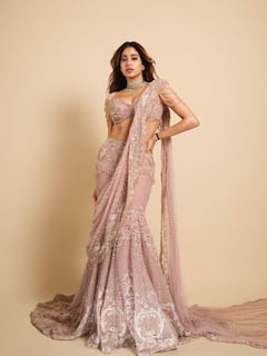 Janhvi Kapoor Redefines Bridal Glam In Jayanti Reddy’s Stunning Blush Pink Lehenga: PICS