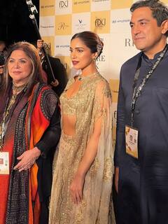 भूमि पेडनेकर का रॉयल लुक, लहंगा पहन रैंप पर बिखेरी अदाएं, शाही अवतार पर फिदा हुए फैंस